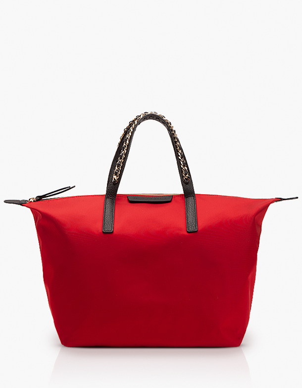 MIO(미오)chain tote bag large red